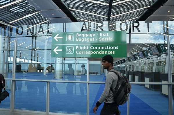 Luxury airport terminal