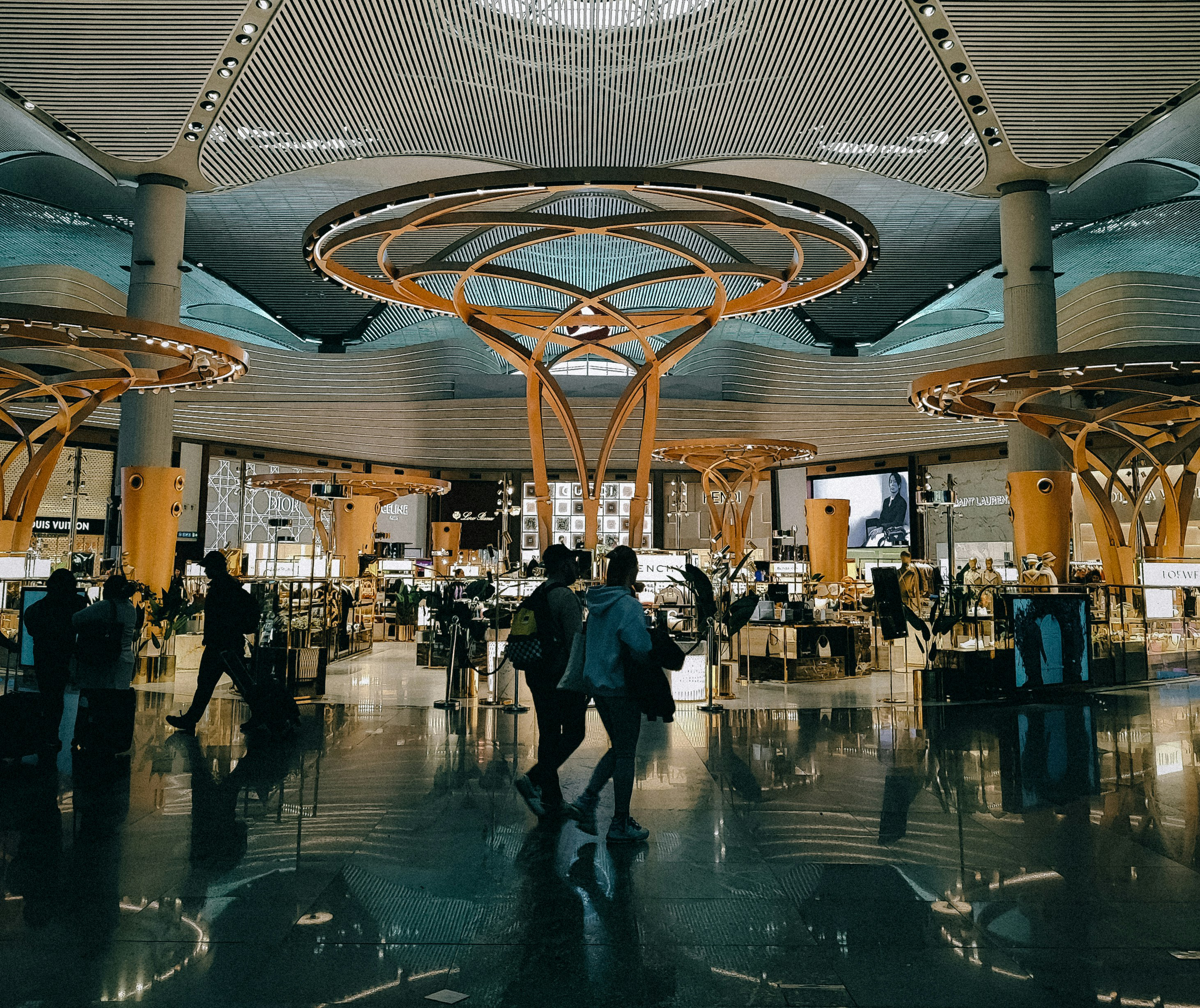 Luxury airport terminal